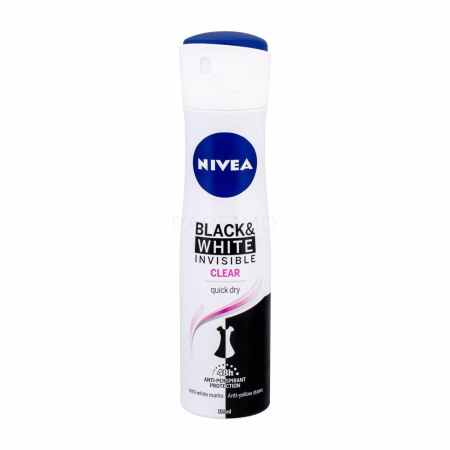 Ingrijirea corpului - Nivea antiperspirant deo 150ml invisible black/white clear