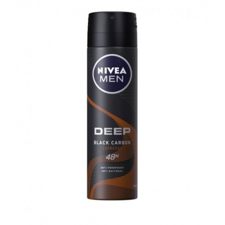 Ingrijirea corpului - Nivea antiperspirant deo 150ml men deep black carbon expresso