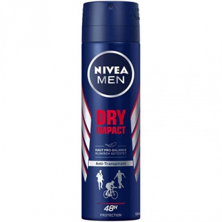 Deodorante - Nivea antiperspirant deo 150ml men dry impact
