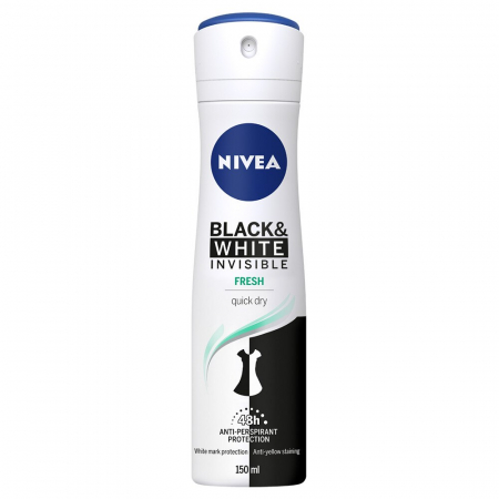 Deodorante - Nivea antiperspirant deo 200ml invisible bw fresh