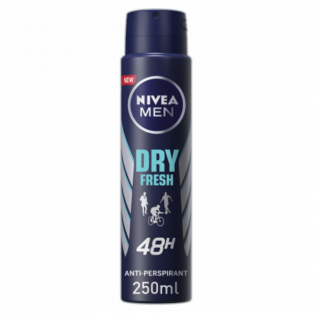 Ingrijirea corpului - Nivea antiperspirant deo 250ml men dry fresh