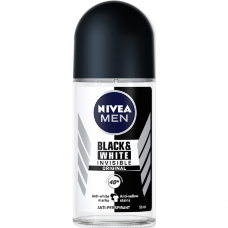 Deodorante - Nivea antiperspirant roll on 50ml invisible black&white original
