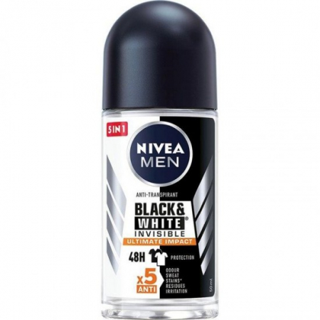 Ingrijirea corpului - Nivea antiperspirant roll on 50ml men bw ultimate impact