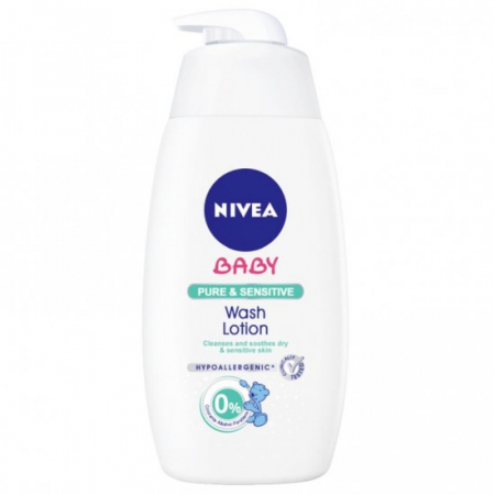 Ingrijirea corpului - Nivea baby gel dus cu pompa 500ml pure sensitive