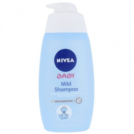 Sampon - Nivea baby mild shampoo skin sensitive pompita 500ml