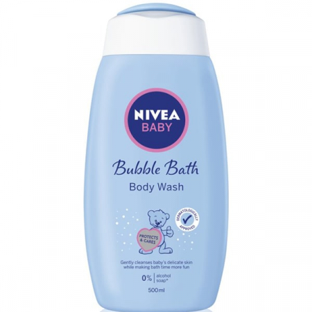 Ingrijirea corpului - Nivea baby spuma crema baie 500ml protects&cares