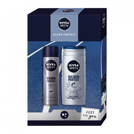 Casete cadou - Nivea caseta cadou (sg250 +deo150) men silver protect