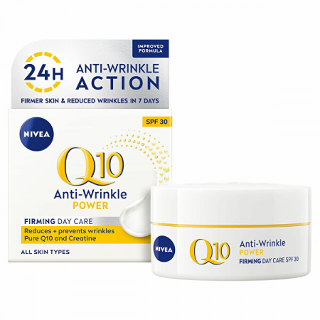 Cosmetice - Nivea crema fata 50ml q10 power antirid firming zi spf30