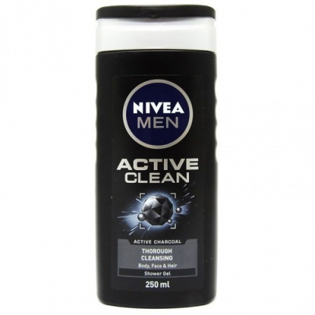 Gel dus - Nivea gel dus 250ml men active clean