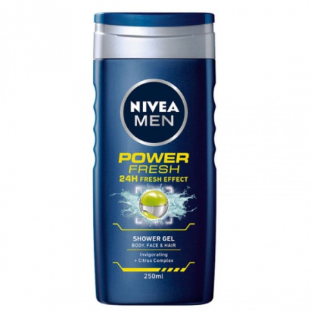 Ingrijirea corpului - Nivea gel dus 250ml men power refresh