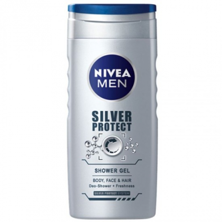 Ingrijirea corpului - Nivea gel dus 250ml men silver protect