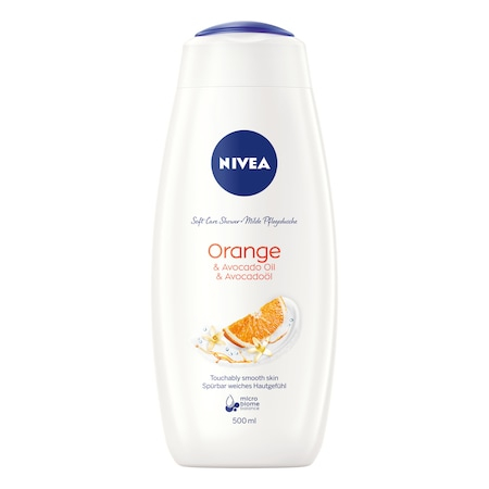 Ingrijirea corpului - Nivea gel dus 500ml care&orange