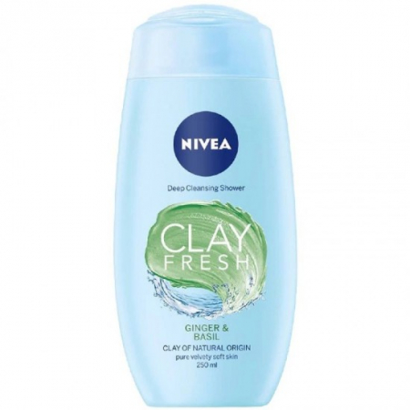 Ingrijirea corpului - Nivea gel dus 500ml clay fresh ginger&basil