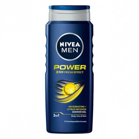 Ingrijirea corpului - Nivea gel dus 500ml men power fresh efect
