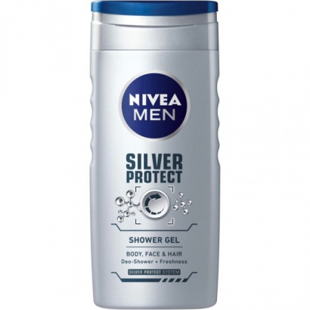 Gel dus - Nivea gel dus 500ml men silver protect