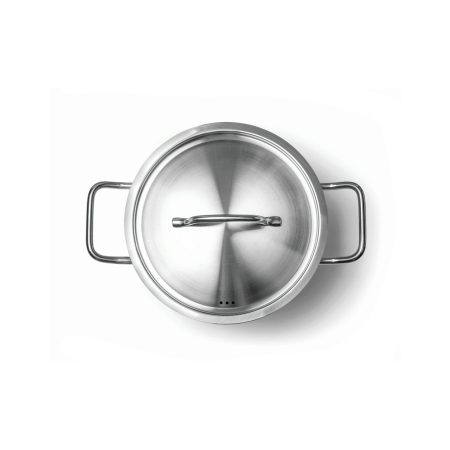 Oala cu capac, 50 Lit, 40 cm diametru x 40 cm inaltime, inox, gama Budget Line, si pentru uz profesional [2]