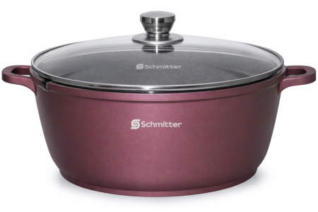 Oale - Oală Schmitter cu Capac – Aluminiu Turnat cu Acoperire Ceramică, 32 cm, 9 L, Model 301.32 TC