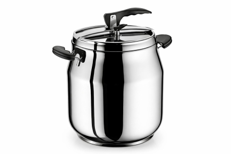 Oale - Oală sub presiune HASCEVHER 15L din inox, compatibilă inducție, sistem siguranță 3 trepte
