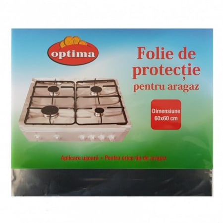 Folie aluminiu - Optima folie protectie aragaz 60x60cm