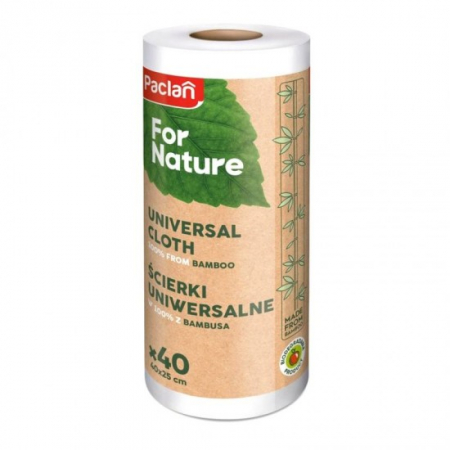 Uz casnic si menaj - Paclan laveta curatenie universala 100% bambus 40x25 40buc/rola