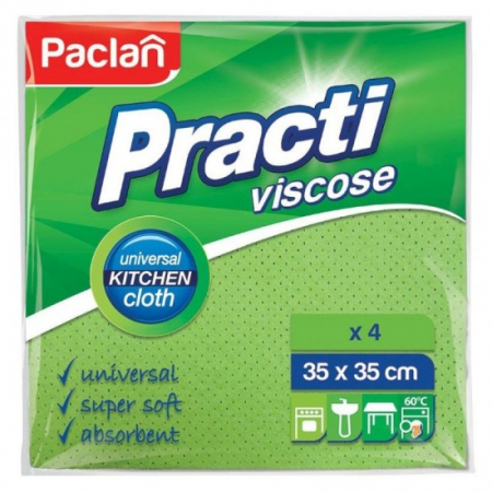 Lavete - Paclan laveta universala practi viscoza 35x35cm 4buc/set
