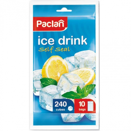 Pungi alimentare - Paclan pungi gheata folie 10x24