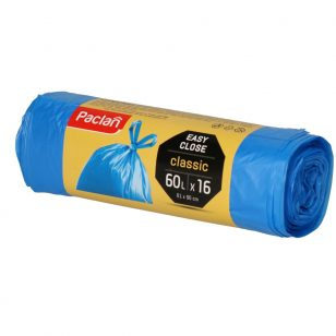 Uz casnic si menaj - Saci Menajeri PACLAN Clasic – 60 L, 16 Buc / Rolă, 61 × 90 cm