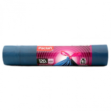 Saci menaj - Paclan saci premium snur 120l sms12010 10buc