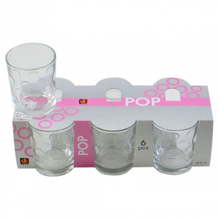 Pahare - Pahar apa alb 15.5cl pop 6buc 54056-sl6b6