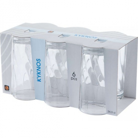 Pahare - Pahar apa alb 24.5cl kyknos 6buc 51053-sl6b6