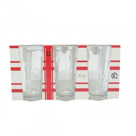 Pahare - Pahar apa alb 24.5cl rings 6buc 51152-sl6b6