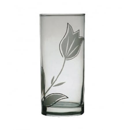 Pahare - Pahar apa alb decor tulip 27cl classico set 6buc 91206d06-sl6b8
