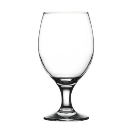 Vase si accesorii bucatarie - Pahar de Bere 395 cc AMBER  din Sticlă – Design Elegant