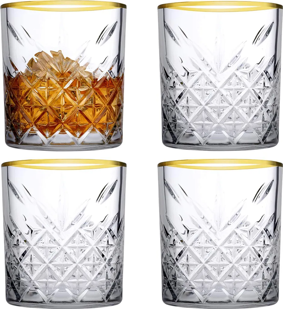 Pahar de whisky 52790 TIMELESS Gold 345cc [4]