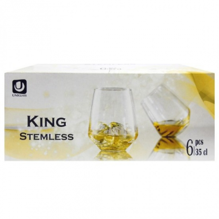 Vase si accesorii bucatarie - Pahar king stemless 35cl 6buc 93012-gb6b6