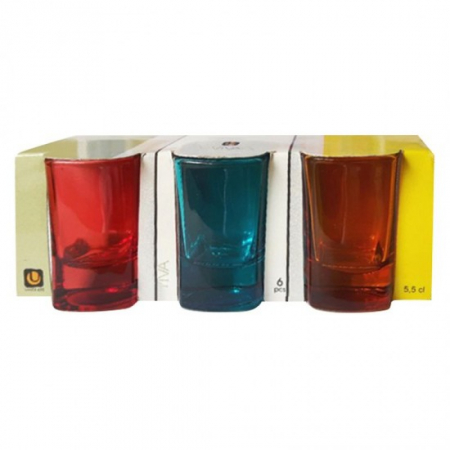 Vase si accesorii bucatarie - Pahar liqueur colorat 5cl viva 6buc 56032cf66-sv6b12