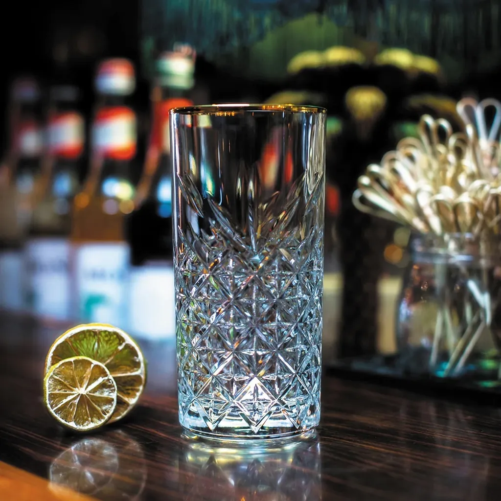 Pahar long drink 52800 TIMELESS Gold 450cc [4]
