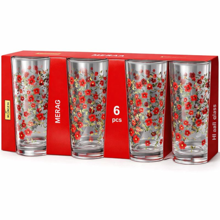 Vase si accesorii bucatarie - pahare MERGA –- 250 ml -  6 Buc / Set