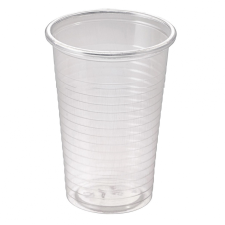 Uz casnic si menaj - Pahare plastic transparent 250ml 50buc/set smx
