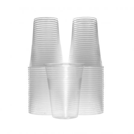 Uz casnic si menaj - Pahare plastic transparent 400ml 50buc/set smx