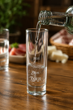 Pahar tradițional măsură 50/100 ml – 22 cl Classico [1]