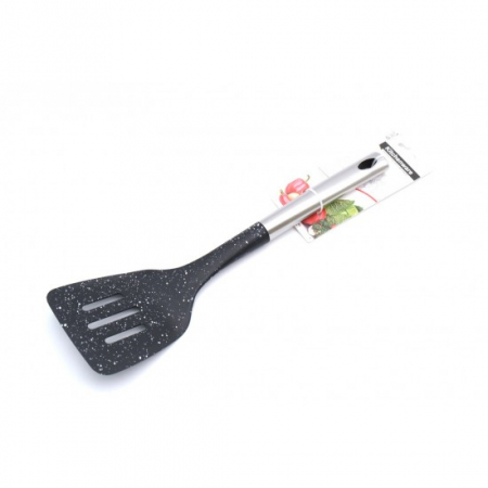 Ustensile bucatarie - Spatula din plastic marmurat maner inox mx