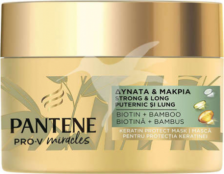 Tratamente par - Pantene masca par 160ml miracles biotin&bamboo