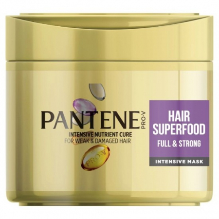 Tratamente par - Pantene masca par 300ml superfood full strong