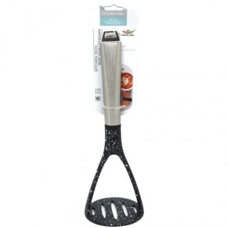 Ustensile bucatarie - Pasator legume marmorat maner inox mx