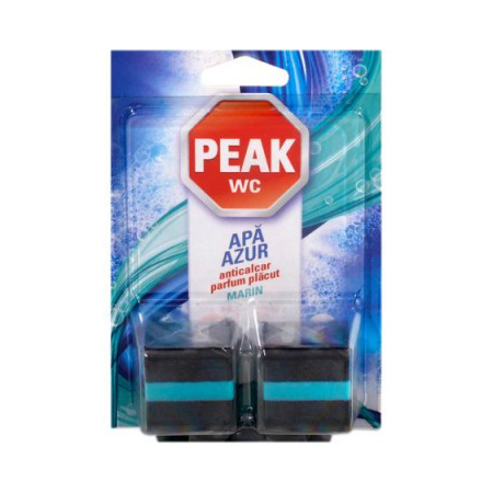 Odorizante wc - Peak odorizant wc tablete 2x50g azur