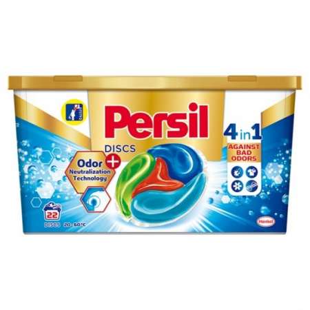 Detergenti rufe - Persil detergent capsule 22buc disc malodor 4in1