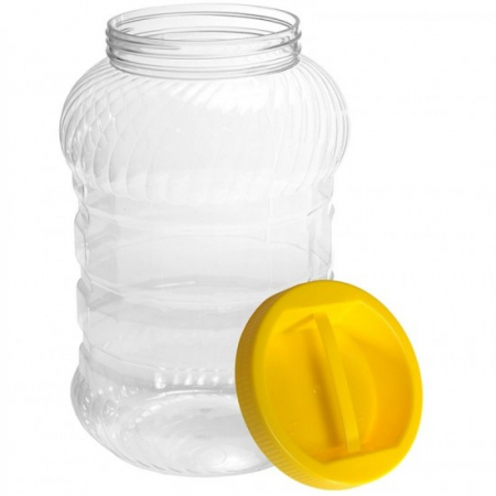Pet - Pet borcan 4l cu capac 9buc/set