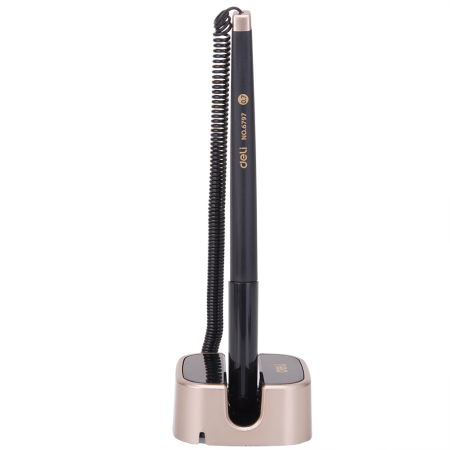 Birotica & Papetarie - Pix cu Suport Adeziv și Șnur 0.7 mm Albastru – DELI