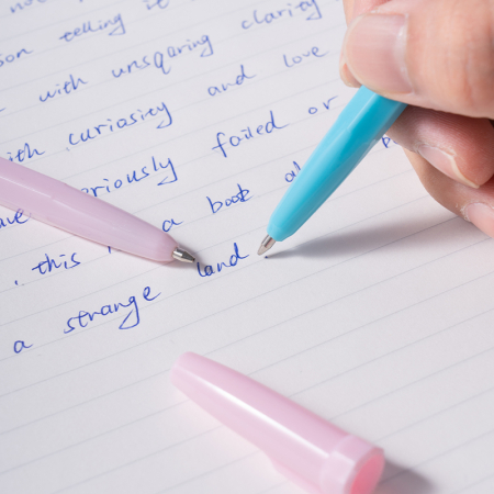 Pix de Unică Folosință 0.7 mm Corp Pastel Albastru Q66 – DELI [3]